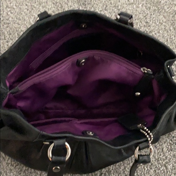 Coach : Black leather purse - Picture 2 of 5